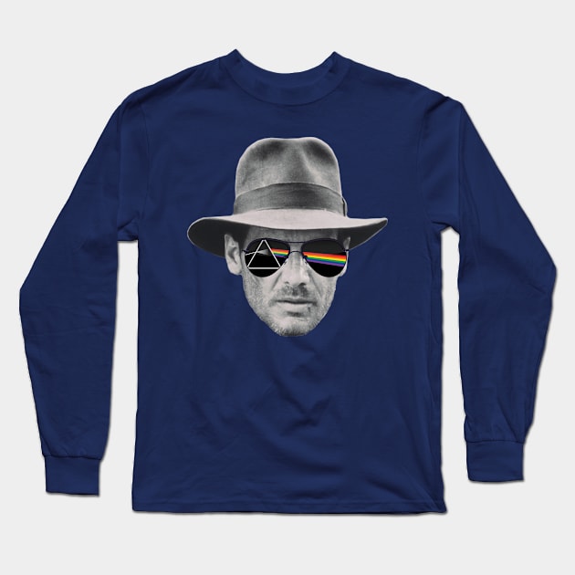 Dark Side Of Indiana Jones Long Sleeve T-Shirt by Rebus28